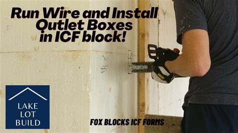 how to install electrical boxes in icf walls|mounting electrical boxes to concrete.